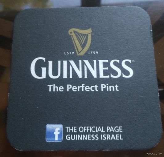 Подставка под пиво Guinness