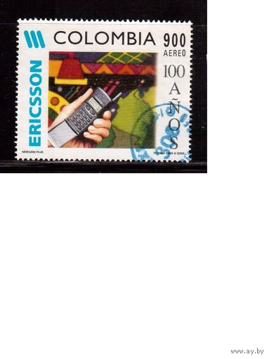 Колумбия-1997(Мих.2048) ,  гаш. , Мобильный телефон