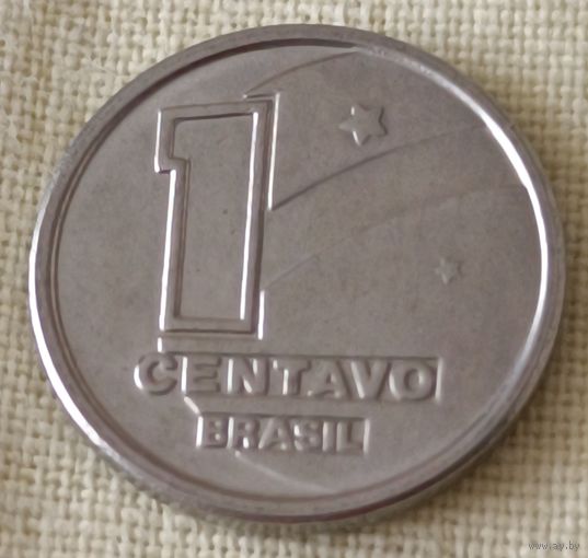 Бразилия. 1 сентаво 1989 года.