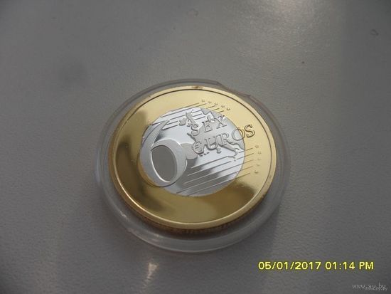6 Евро - сувенирная, /28/