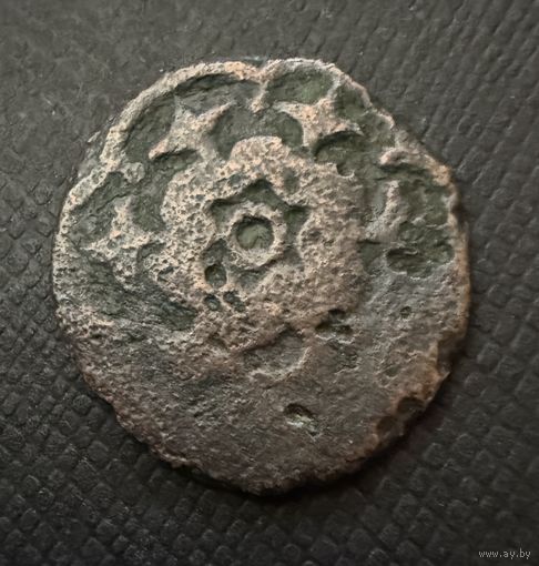 Анонимный пул, времени правления хана Джанибека, чекан Сарая ал Джедид (Цветочная розетка)