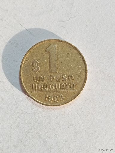Уругвай 1 песо 1998 года .