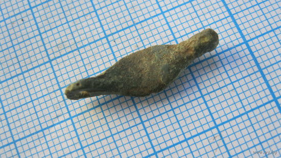 Привеска древняя. Бронза, литье.