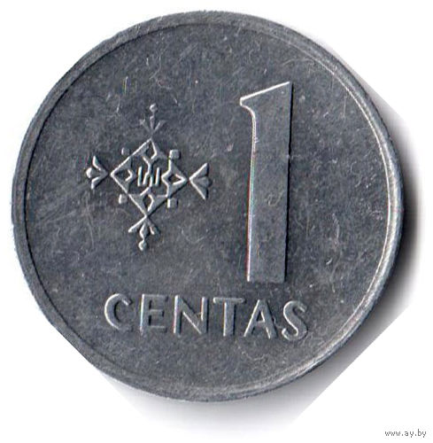 Литва. 1 цент. 1991 г.