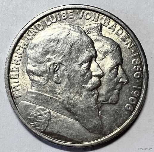 2 марки 1906. Баден