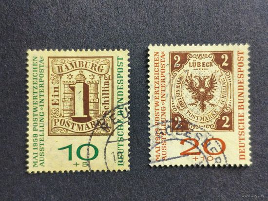 Германия 1959. Выставка почтовых марок. Полная серия