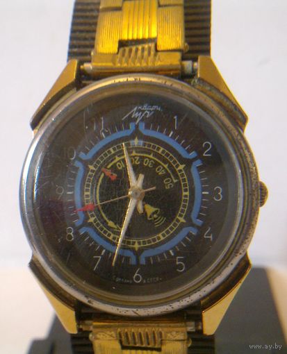 Часы Луч с будильником СССР кварц Без браслета