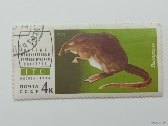 1974 СССР. 1-й Териологический Конгресс. Фауна. Животные.