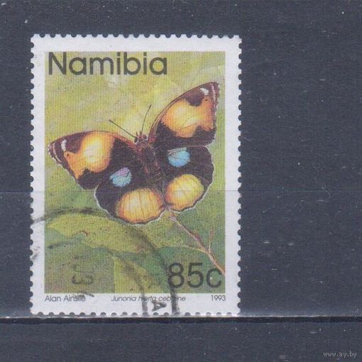 [367] Намибия 1993. Фауна.Бабочка.85 с. Гашеная марка.