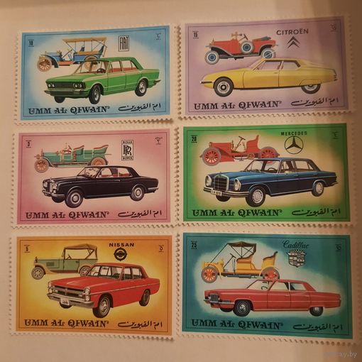 ОАЭ 1972. Умм ЭльКайван. Классические автомобили. Полная серия