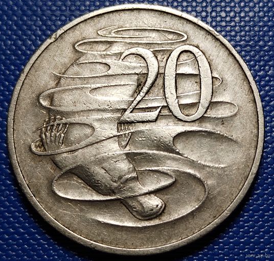 Австралия 20 центов 1966 г.