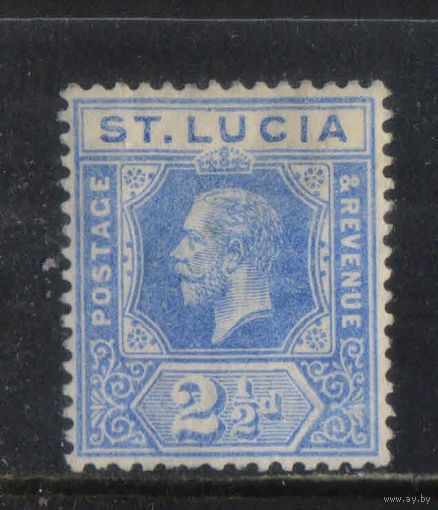 GB Колонии Сент-Люсия 1912 GV Стандарт #55*