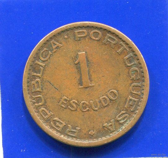 Мозамбик 1 эскудо 1974 , Португальская Колония