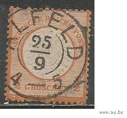 Германия(Рейх). Большой орёл. 1872г. Mi#18.