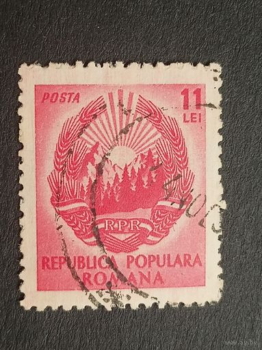 Румыния 1950. Герб