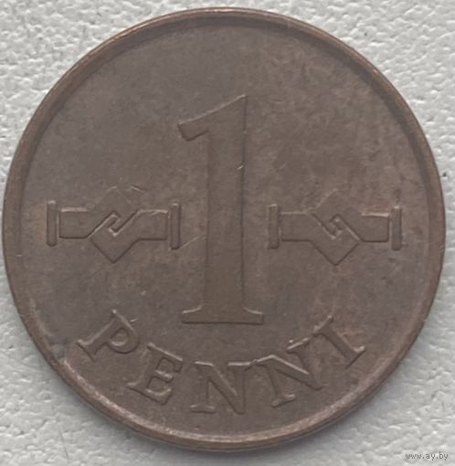 Финляндия 1 пенни 1964 г.