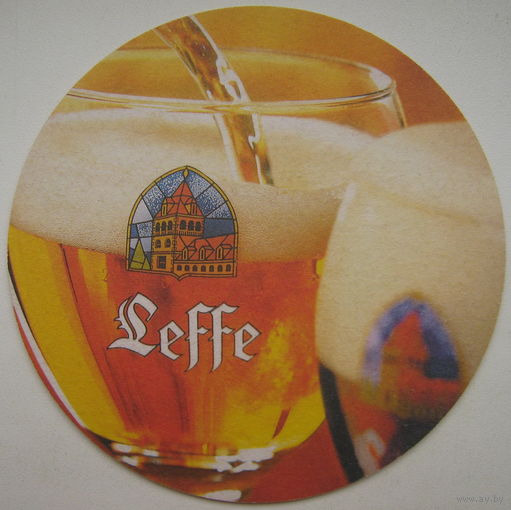 Подставка под пиво (бирдекель) Leffe. В ассортименте. Цена за 1 шт.