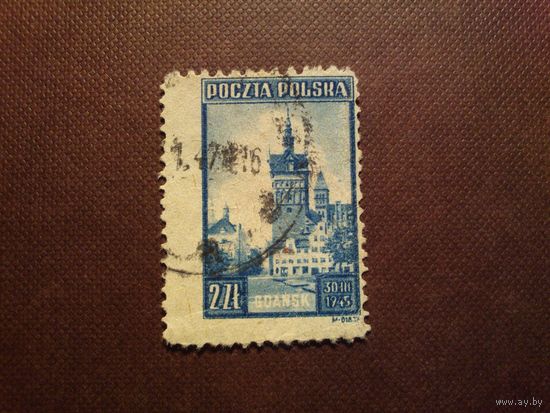 Польша 1945 г.Складская башня, Гданьск./30а/