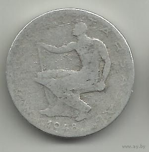 ВЕНГЕРСКАЯ  РЕСПУБЛИКА 50 ФИЛЛЕРОВ 1948. РЕДКАЯ