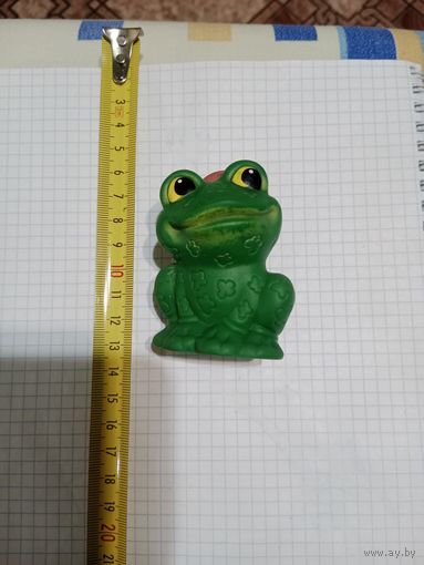 Игрушка резиновая лягушонок Московский з - д . * Огонёк*
