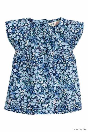 Блузки-тунички H&M хлопковые, р.86-98