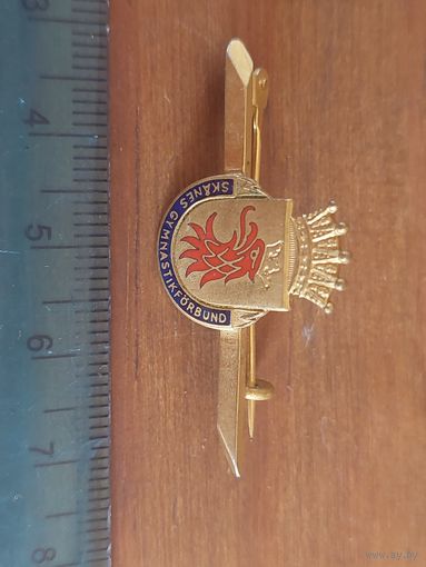 Знак наградной гимнастика Швеция
