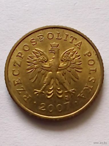 Польша.1 грош 2007 г.(2)