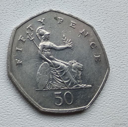 Великобритания 50 пенсов, 1997 1-12-4