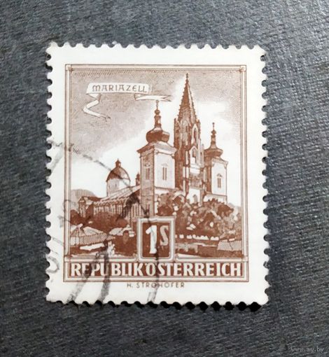 Марка Австрия 1960 год Архитектура