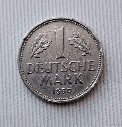 1 марка 1950 года (J) Германия. Федеративная республика (ФРГ).