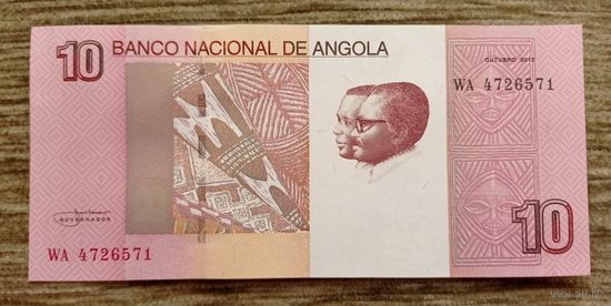 Werty71 Ангола 10 кванза 2012 UNC банкнота