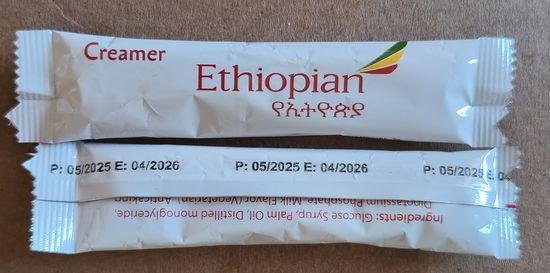Сахар, сахарные пакетики, сухие сливки, ЭФИОПИЯ