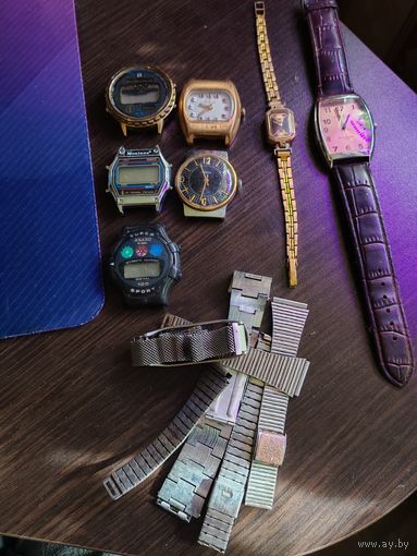 С рубля! Лот часов и браслетов