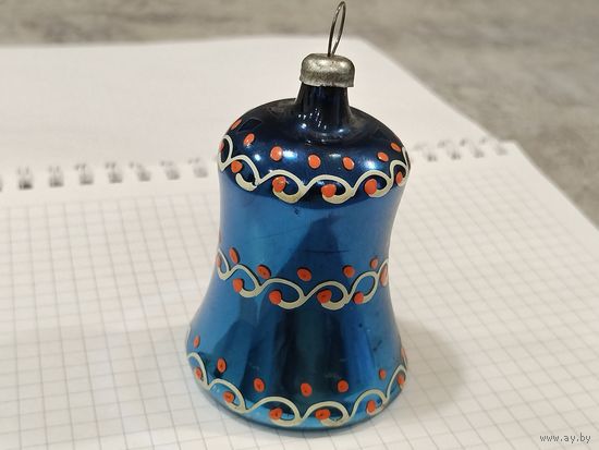 Игрушка елочная Колокольчик с языком