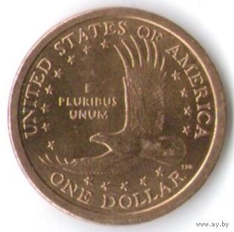1 доллар США 2000 год Сакагавея Парящий орел двор D _состояние aUNC