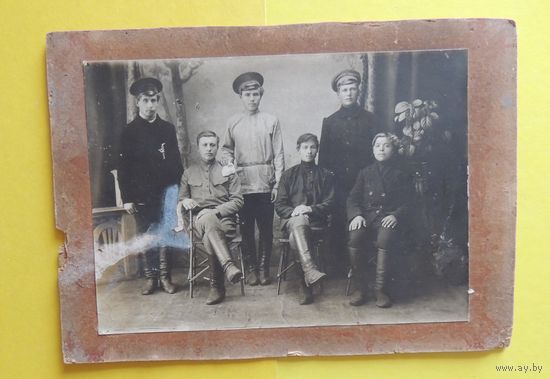 Фото "Большая семья", до 1917 г., 17*12 см без паспарту