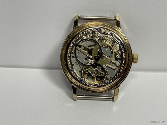 Часы Ракета Коперник,эксклюзив,позолоченные Au.Старт с рубля.