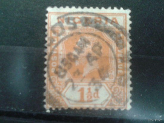 Нигерия, колония Англии, 1931. Стандарт, король Георг V, 1 1/2р