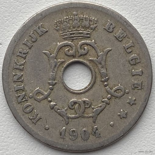 Бельгия 10 сантимов 1904 г. Belgie