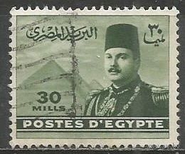 Египет. Король Фарук. Пирамиды. 1939г. Mi#252.