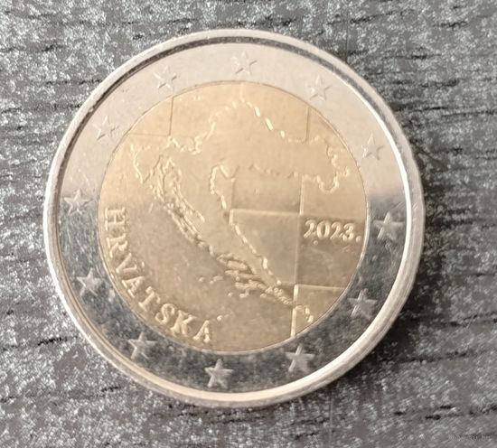 Хорватия. 2 евро 2023. Распродажа личной коллекции