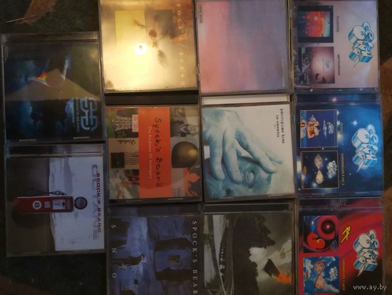 10pcs audio CDs rock Albums spock beard , porcupine tree, eloy 10р за диск