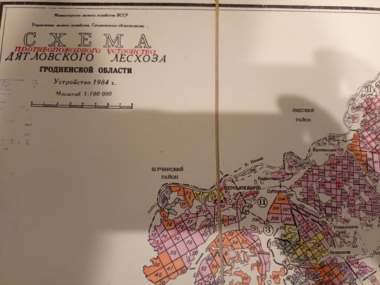 Карта Дятловского лесхоза\7