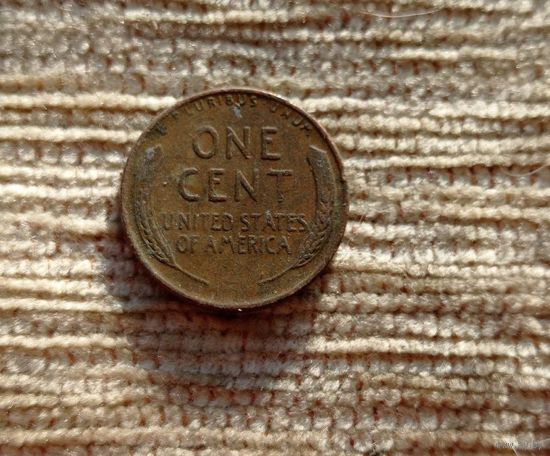 Werty71 США 1 цент 1944 пшеничный