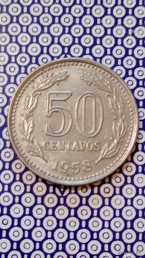 Аргентина 50 сентаво 1958