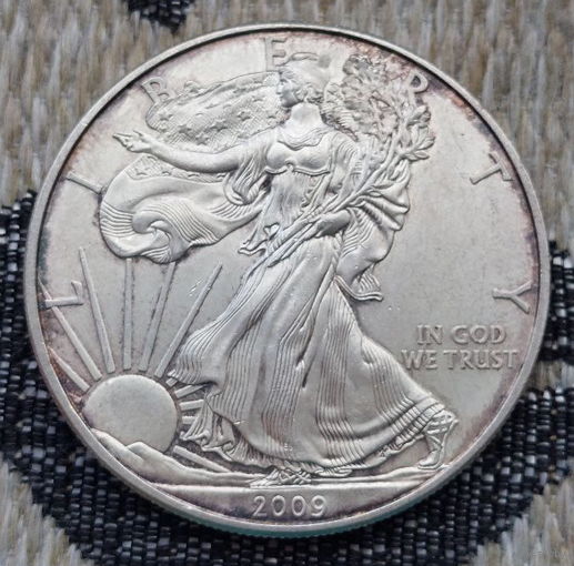 США 1 доллар 2009 года, UNC. Серебро! Сторгуй за свою цену, предложи обмен!
