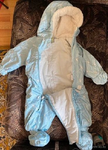 Теплый комбинезон до года (носили зимой в коляске)