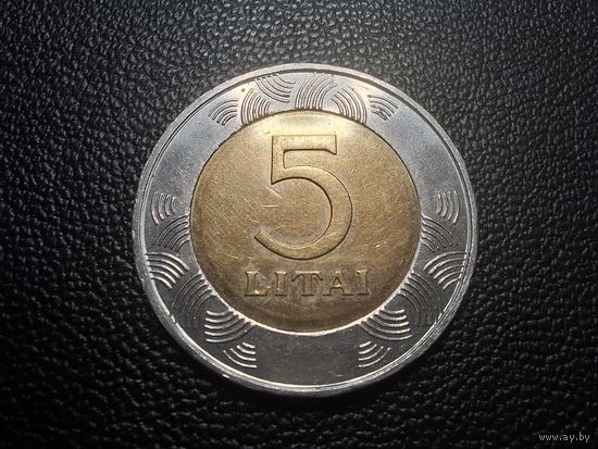 Литва 5 лит 1998