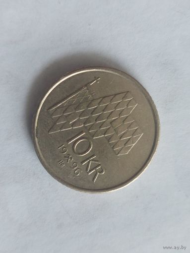 10 крон норвегия 1996