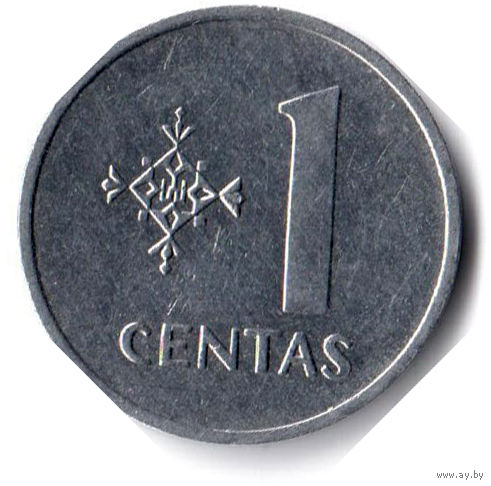 Литва. 1 цент. 1991 г.